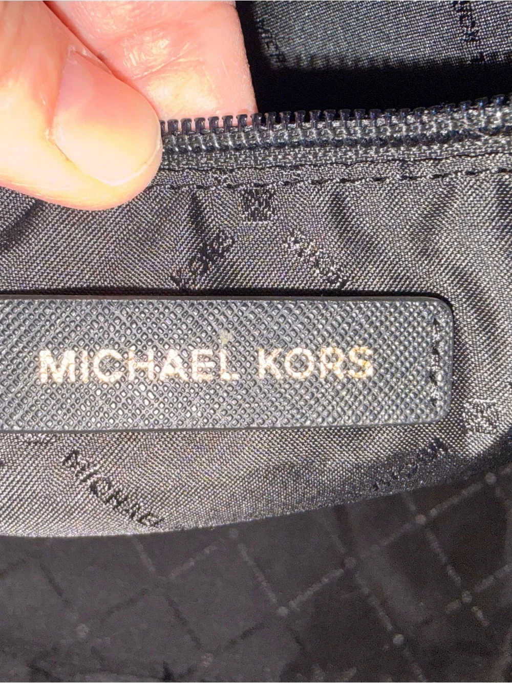 Michael Kors Black Saffiano Leather Tote with Crossbody purse and wallet